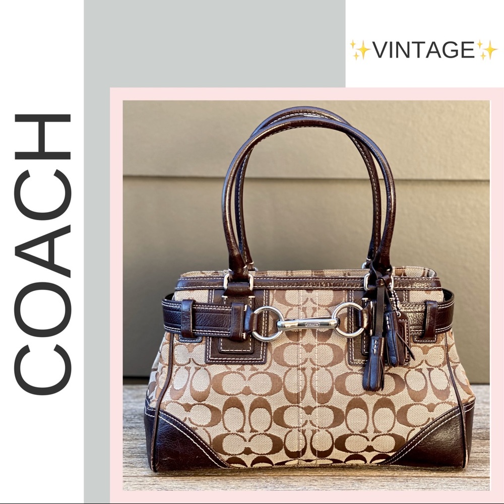🌟Vintage🌟 Coach Signature "Hampton" Bag